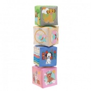Развивающая игрушка Chicco кубики мягкие Disney 6м+