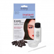 Краска-хна в капсулах для бровей Godefroy Eyebrow Tint Dark Brown, 15 шт, тон темно-коричневый