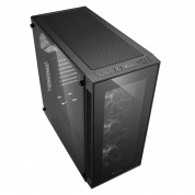 Корпус Sharkoon TG5 red led черный