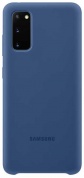 Чехол Samsung Galaxy S20 Silicone Cover темно-синий (EF-PG980TNEGRU)
