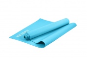 Коврик для йоги и фитнеса Bradex SF 0693, 173*61*0,3 см, бирюзовый с переноской (Yoga mat 173*61*0,3 cm light blue with a hanger)