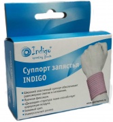 Суппорт запястья эластичный INDIGO SM-312                    Универсальный Бежевый