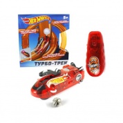 Hot Wheels турбо-трек (20 деталей, ИК управл., 1 болид, со светом)