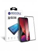 Стекло защитное MOCOLL, закаленное для iPhone X 3D (серия Platinum) Черный