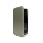 Чехол-книжка BQ-4501G Fox Easy (эко кожа+силиконовый, темно-серый)