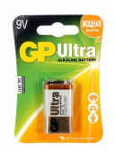 Батарея GP Ultra Alkaline 1604AU 6LR61 9V (1шт)