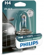 Лампа галогенная Philips X-treme Vision H4 12V 60/55W, 1шт (12342XV+B1)