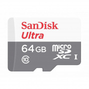 Карта памяти Sandisk microSDXC 64Gb Class10 (SDSQUNS-064G-GN3MA) Ultra 80
