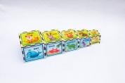 Кубики WOODLANDTOYS 098110 Животные