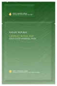 Маска для лица гидрогелевая Nature Republic Ginseng Royal Silk Gold 2 Step Hydrogel Mask