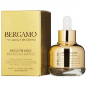 Ампульная сыворотка с золотом антивозрастная Bergamo Premium Gold Wrinkle Care Ampoule, 30гр