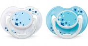 Пустышка Philips Avent ночная 6-18мес №2 Bra-free SCF176/22