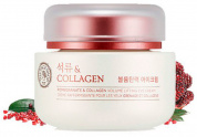 Лифтинг-крем с гранатом и коллагеном для кожи вокруг глаз The Face Shop Pomegranate & Collagen Volume Lifting Eye Cream 50ml