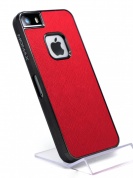 Чехол Momax для iPhone 5 / 5S Feel & Touch Case Leather Series Красный