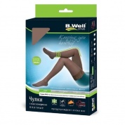 Чулки компрессионные 1 класс компрессии  B.Well JW-215 Black р.2