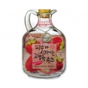 Маска на тканевой основе для лица фруктовая Baviphat Strawberry Juicy Mask Sheet (Pore & Trouble) 23 г