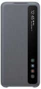 Чехол Samsung Galaxy S20 Smart Clear View Cover серый (EF-ZG980CJEGRU)