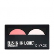 Корректор кремовый Divage Blush & Highlighter Contouring Kit