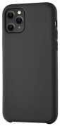 Силиконовый чехол BoraSCO Soft Touch с микрофиброй для IPhone 11 Pro черный