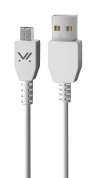 Кабель Vertex microUSB 1.0m white