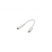 Переходник Buro BHP TPC-JCK USB Type-C (m) Jack 3.5mm (f) белый