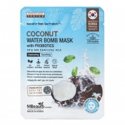 Маска тканевая с кокосовой водой и пробиотиками MBeauty Coconut Water Bomb Mask With Probiotics, 22мл