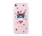 Накладка Devia Nifty Case для iPhone 7 PLUS / 8 PLUS - Dr. Cat, Многоцветный