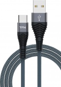 Кабель TFN TypeC forza 1.0m graphite