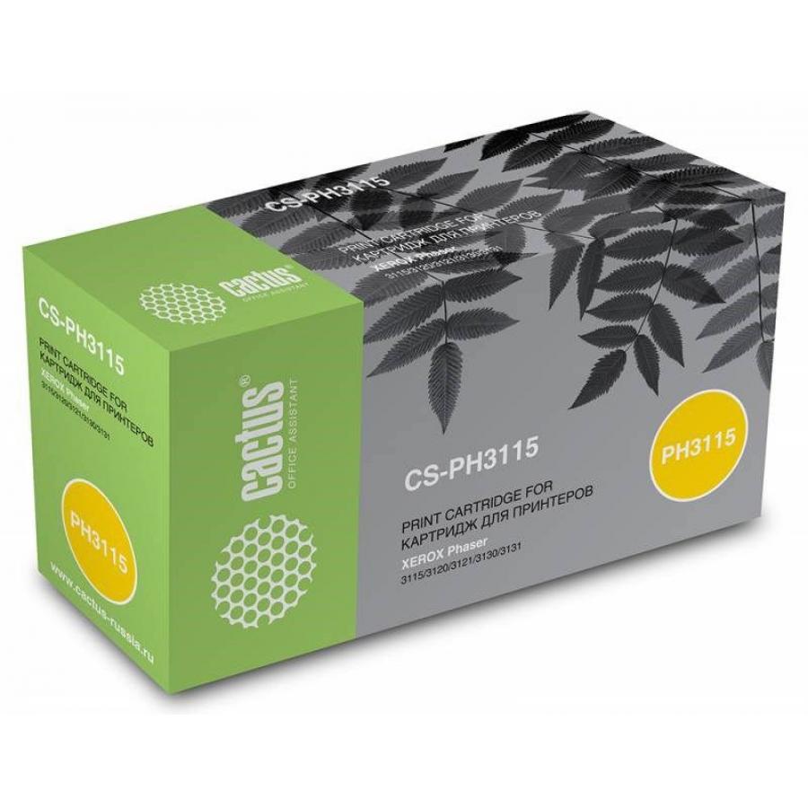 Картридж Cactus CS-PH3115 (109R00725) для Xerox Ph3115/3120/3121/3130/3131/3132, черный