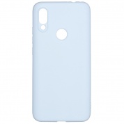 Клип-кейс PERO софт-тач для Xiaomi Redmi 7 голубой