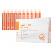 Интенсивный филлер для волос с аминокислотами FarmStay DERMA СUBE Amino Clinic Hair Filler 13 мл*10 шт