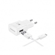 Сетевое зарядное устройство Samsung 2A c кабелем USB Type C EP-TA20EWECGRU White