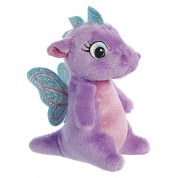 Игрушка мягкая Дракончик фиол. 16 см AURORA 170776H