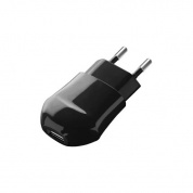 Сетевое зарядное устройство Deppa USB 1А черный