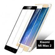 Закаленное стекло DF fullscreen для Xiaomi Mi Max 2 белая рамка