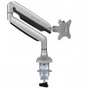 Кронштейн настольный ONKRON G100 13-34"(д/мониторов, наклон -90°/+90°, поворот360°, 9кг,серебристый)