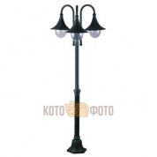 Уличный фонарь (фонарный столб) Arte Lamp Malaga A1086PA-3BG