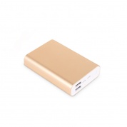 Внешний аккумулятор Rombica NEO AZ120G Quick 12 000 мАч алюминий Quick Charge доп. вход Lightning золотистый