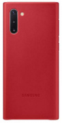 Чехол (клип-кейс) Samsung для Samsung Galaxy Note 10 Leather Cover красный (EF-VN970LREGRU)