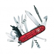 Нож Victorinox CyberTool Lite, 91 мм, 36 функций, полупрозрачный красный
