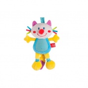 Подвесная игрушка-растяжка с вибрацией Happy Baby FRISKY KITTY