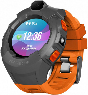 Детские умные часы Jet Kid Gear Orange Gray