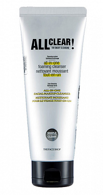Универсальная пенка для умывания The Face Shop All Clear All-In-One Facial Makeup Cleanser 150ml