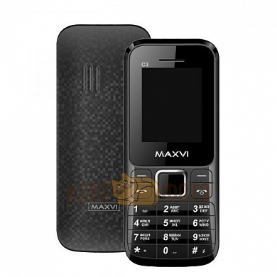 Мобильный телефон Maxvi C3 Black