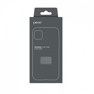 Чехол клип-кейс PERO силикон для Samsung S20 Fan Edition прозрачный