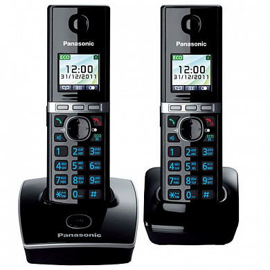 Радиотелефон Panasonic KX-TG8052RUB Black