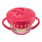 Тарелка Happy baby с двумя крышками COMFY PLATE (red) 15021