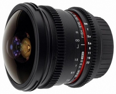 Объектив Samyang Canon MF 8 mm T3.8 AS IF UMC Fish-eye CS II VDSLR II