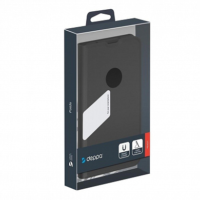 Чехол Deppa Book Cover Silk Pro для Samsung Galaxy A31 (2020) черный