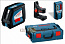 Построитель плоскостей Bosch GLL 2-50 + BM1 (новый) + LR2 в L-Boxx (0601063109)